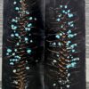 Black Turquoise Pine Cone Knife Scales Knife Handle Blank Handle Material Norway Spruce Exotic Knife Handle Material P1 - Image 2