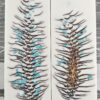 White Turquoise Pine Cone Knife Scales Knife Handle Blank Handle Material Norway Spruce Exotic Knife Handle Material P3 - Image 2