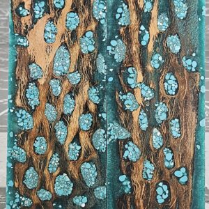 Seafoam Green Turquoise Cholla Cactus Knife Scales Knife Handle Blank Handle Material Exotic Knife Handle P2