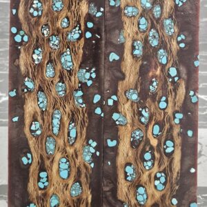 Rust Turquoise Cholla Cactus Knife Scales Knife Handle Blank Handle Material Exotic Knife Handle P3
