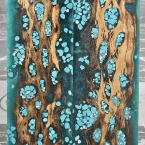 Sea Foam Green Turquoise Cholla Cactus Knife Scales Knife Handle Blank Handle Material Exotic Knife Handle P1