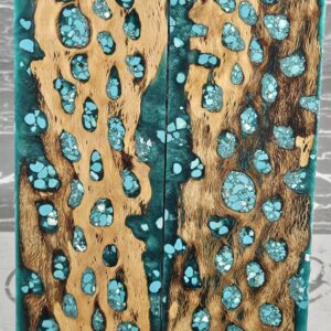 Sea Foam Green Turquoise Cholla Cactus Knife Scales Knife Handle Blank Handle Material Exotic Knife Handle P2